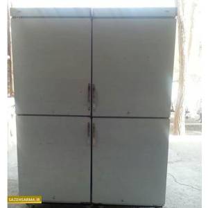 یخچال ایستاده دوقلو تمام استیل